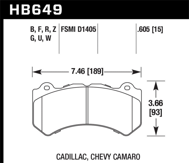 Hawk Performance hawkHB649F.605 - Image 3