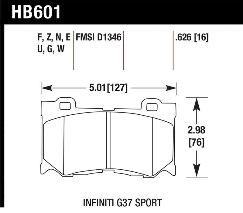 Hawk Performance hawkHB601N.626