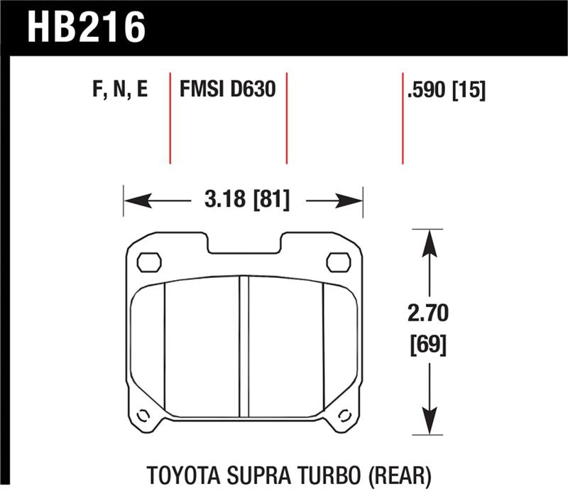 Hawk Performance hawkHB216F.590