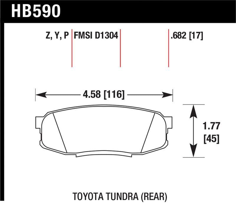 Hawk Performance hawkHB590Z.682
