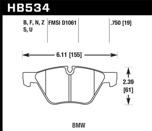 Hawk Performance hawkHB534N.750 - Image 3
