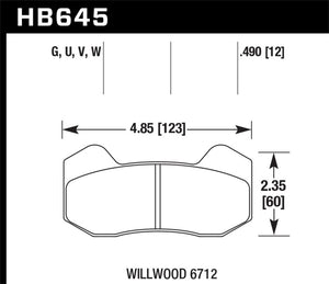Hawk Performance hawkHB645G.490 - Image 3