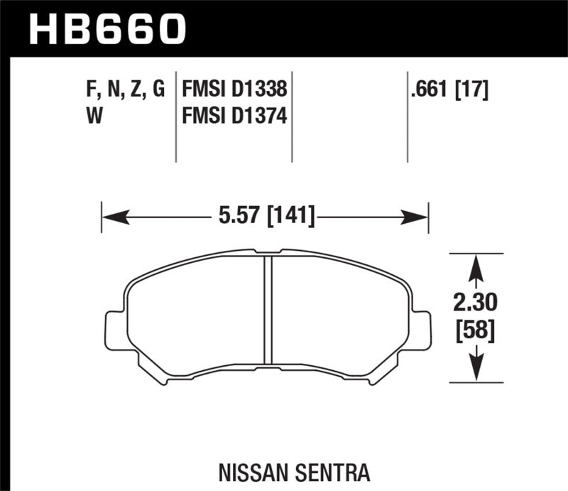 Hawk Performance hawkHB660F.661 - Image 3