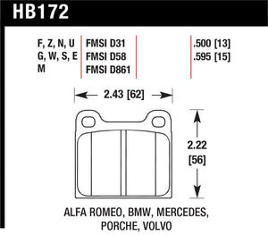 Hawk Performance hawkHB172F.595
