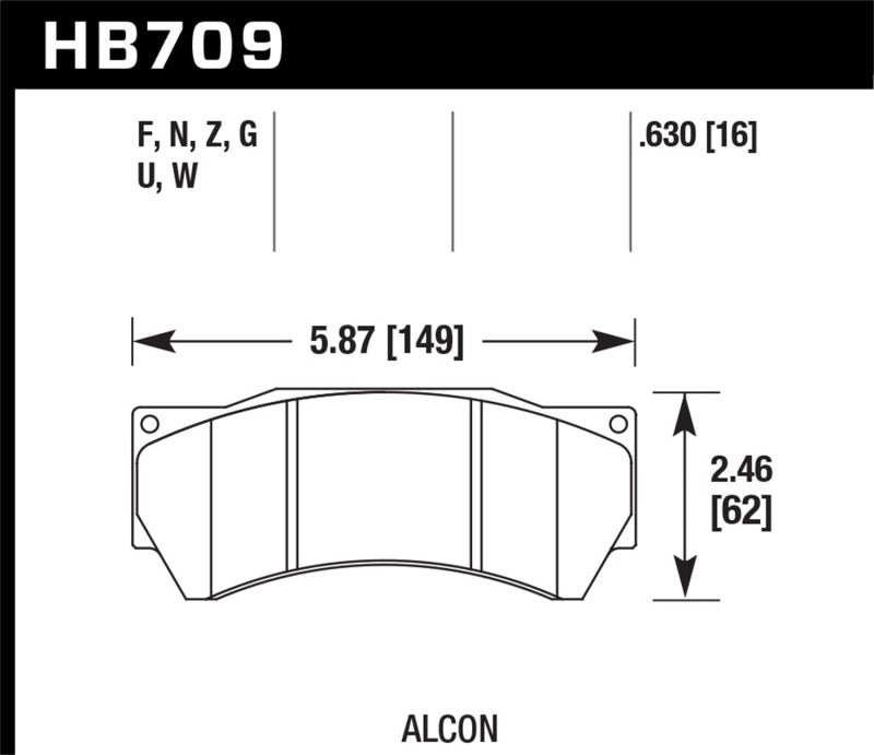 Hawk Performance hawkHB709F.630 - Image 3