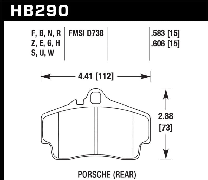 Hawk Performance hawkHB290N.583 - Image 2