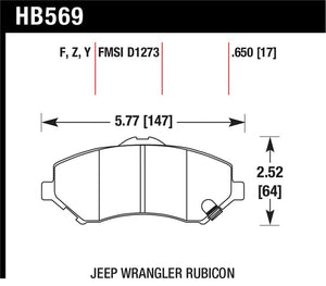 Hawk Performance hawkHB569F.650