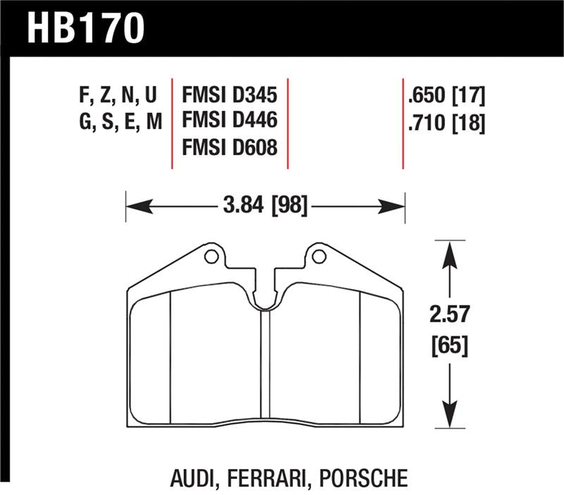 Hawk Performance hawkHB170F.650