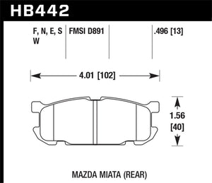 Hawk Performance hawkHB442G.496