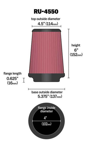 K&N Engineering knnRU-4550 - Image 3